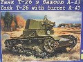TANK T26 WITH TURRET A-43 1/72