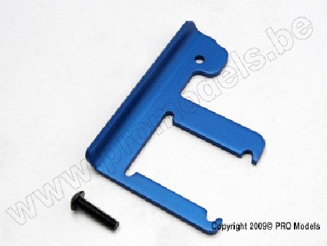 Chassis brace, Revo (3mm 6061-T6 aluminum) (blue-anodized)/ 4x16