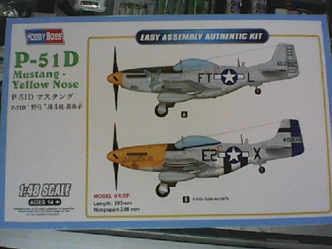 P-51D MUSTANG YELLOW NOSE 1/48