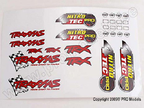 Decal sheet, Nitro 4-Tec Pro