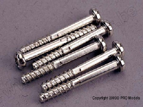 Screws, 3x24mm roundhead self-tapping (with shoulder) (6)