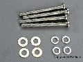 Screws, 6x60mm roundhead machine screws (4)/ 6.0 SW (4)/ 6x13x1