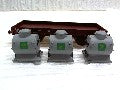 WAGON PLAT OCEM 29 EPOQUE 4 + 3 CONTENEUR BP HO