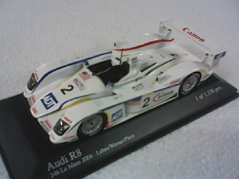 Audi R8 LM 2004 Minichamps - Pilotes Pirro, Lehto, Werner