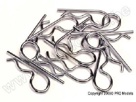 Body clips, heavy duty (12)
