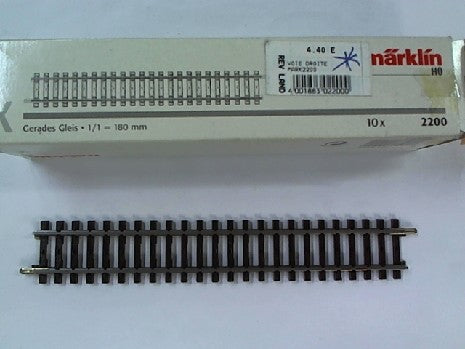 Voie Droite N pour Trains Marklin | Rails de Modélisme