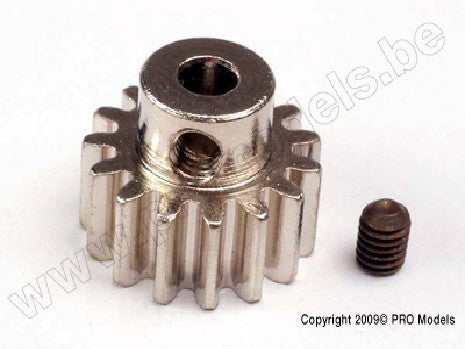 Gear, 15-T pinion (32-p) (mach. steel)/ set screw