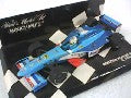 Miniature voiture Benetton Playlife B198 G.Fisichella 1/43