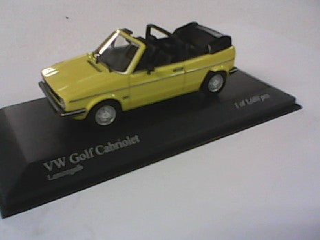 VW GOLF CABRIOLET 1980 JAUNE 1/43