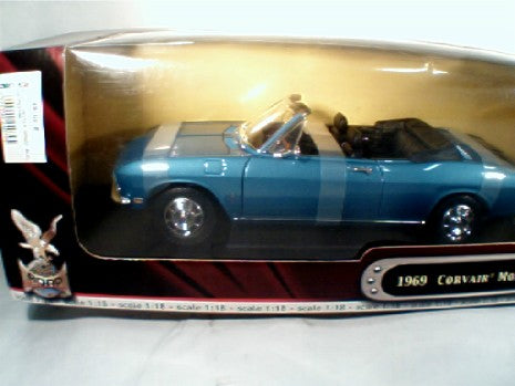 1969 CORVAIR MONZA BLEU 1/18