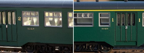 Coffret Voitures Voyageurs M2 SNCB N MINITRIX 23221 - Trains Miniatures