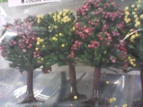 4 ARBRES FLEURIS N