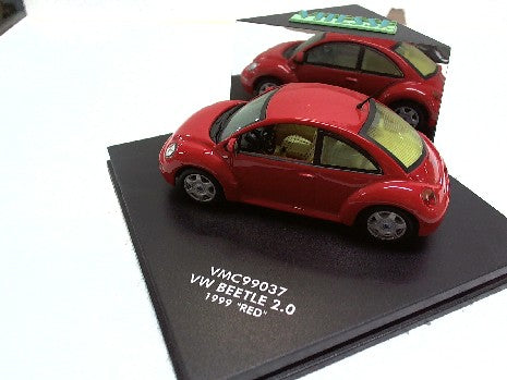VW Beetle 2.0 '99 Rouge - Miniature 1/43 de Vitesse