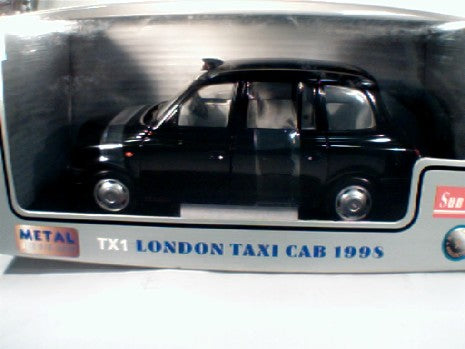 LONDON TAXI CAB TX1 NOIR