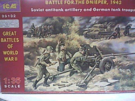 Ensemble de Maquette de la Bataille du Dniepr 1943 - Échelle 1/35