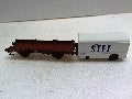 WAGON UFR MONO PORTEUR EP IV REMORQUE FRIGO STEF