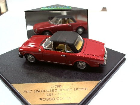 FIAT 124 OPEN SPORT SPIDER CS1  75 BRONZE METAL