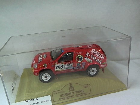 Nissan X-Trail Johnny Hallyday Paris Dakar Miniature 1/43
