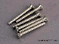 Screws, 3x25mm countersunk self-tapping (6)