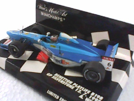 Miniature Formule 1 Benetton Wirz 1/43 par Minichamps