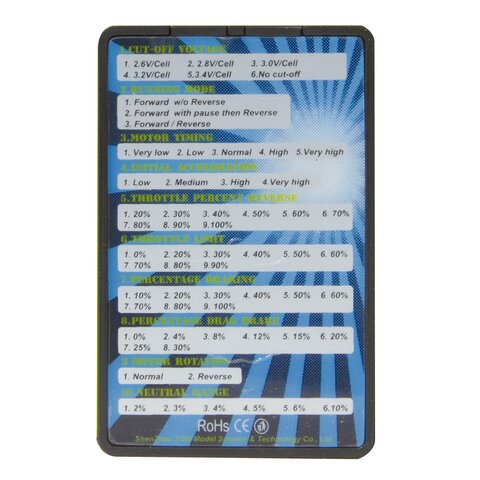 Carte de programmation rÚgleur 150A
