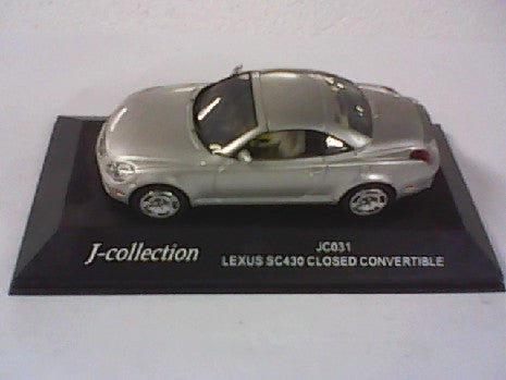 LEXUS SC430 CONVERTIBLE FERME 1/43 GRISE