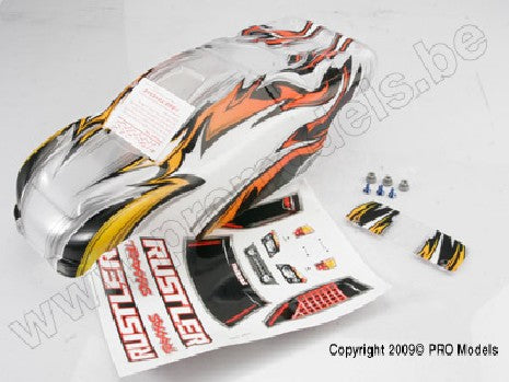 Body, Rustler, ProGraphix (replacement for the painted body. Gra