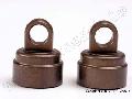 Shock caps, aluminum (2)/ (Big Bore Shocks, also fits plastic Ul