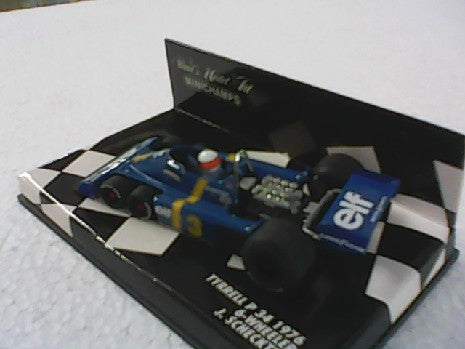 Miniature Formule 1 TYRREL P 34 1976 6-Wheeler J. Scheckter 1/43