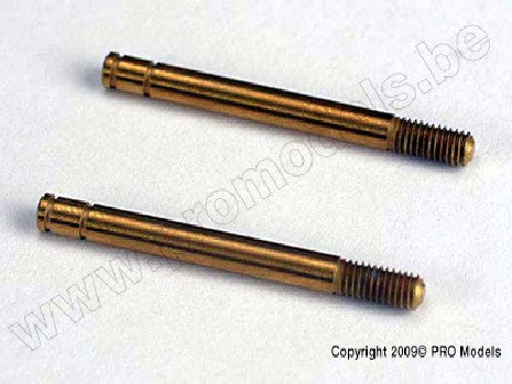 Shock shafts, hardened steel, titanium nitride coated (32mm) (2)