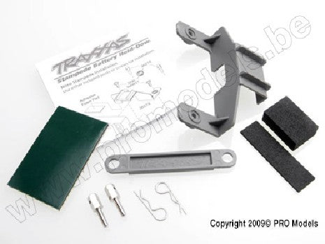 Battery hold-down (grey) (1) / receiver hold-down (grey) (1) / m