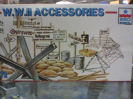 W.W.II ACCESSOIRE BARRAGES  1/72