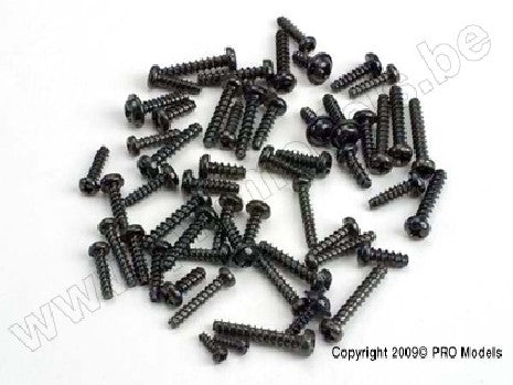 Screw set, self-tapping screws (black) (Tom Cat/ Spirit)