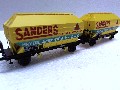 SET DE 2 WAGONS CEREALIERS SANDERS HO