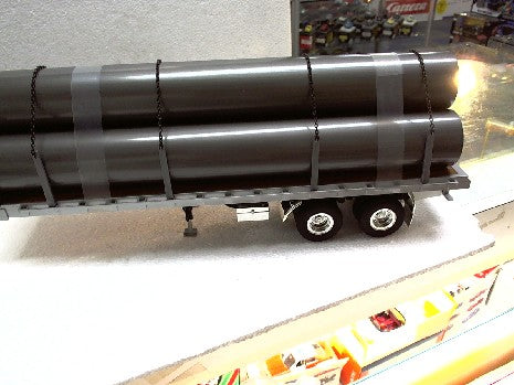 FLAT-BED TRAILER 1/24 REMORQUE+TUBE