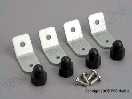 Body posts/ aluminum mounting brackets/ 3x8 ST (8)