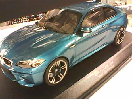 BMW M2 COUP╔ 2016 BLEU METAL 1/18