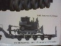 US M1070 ET M1000 TANK 70 TON TRANSPORTER WITH D9R BULLDOZER 1/7