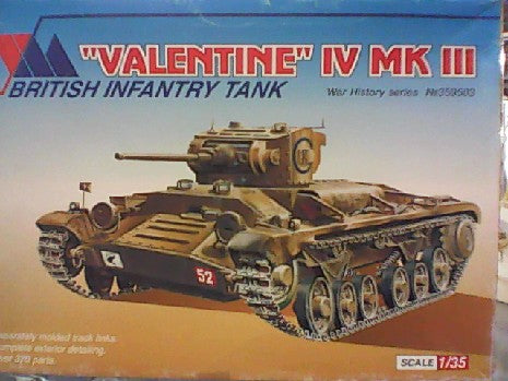 Maquette de Char d'Infanterie Britannique 1/35 - Valentine