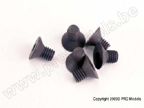 Screws, 3x5mm countersunk machine (6) (hex drive)