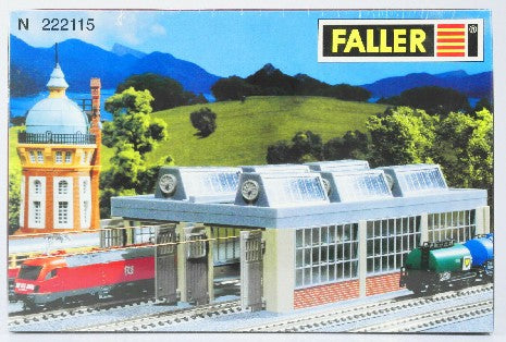 Hangar à Locomotives N - Faller pour Trains Miniatures