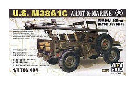 M38 A1C US JEEP CANON 106 MM
