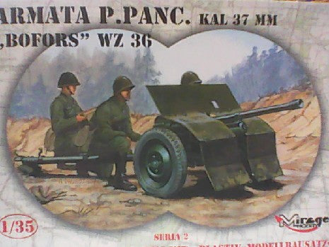 Maquette CANON 37 BOFORS 1/35 - Mirage