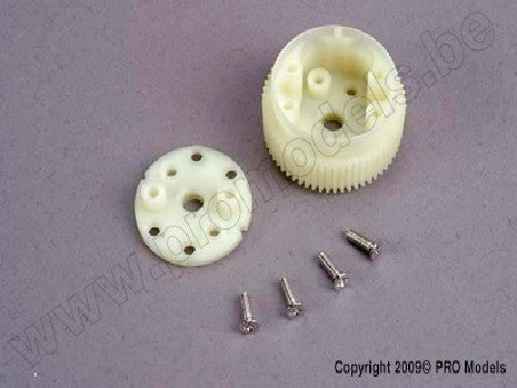 Main diff gear w/side cover plate & screws