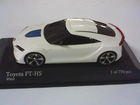 TOYOTA FT-HS 2008 BLANC 1/43