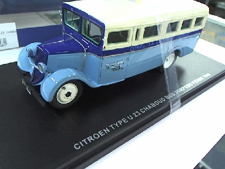 CITROEN TYPE U 23 CHABOUD BUS TORPEDO FERME 1946 1/43