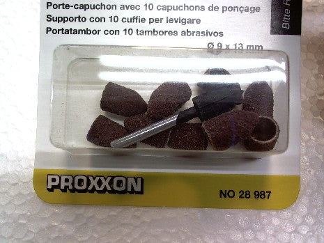 Papier Émeri Forme Capuchon 9 - Grain 80/150 - Lot de 5 Pièces