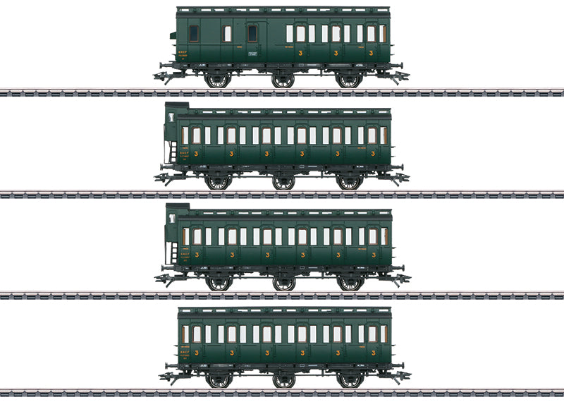 Coffret Voitures Compartiments SNCF Ep III HO MÄRKLIN 42042 - Trains