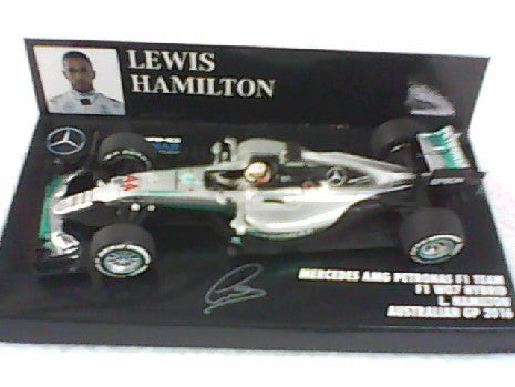 Minichamps F1 Mercedes W07 Hybrid Lewis Hamilton 2016 1/43 - Modèle Réduit