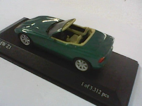 Miniature BMW Z1 1991 - Modèle en Vert Métallisé 1/43 par MINICHAMPS